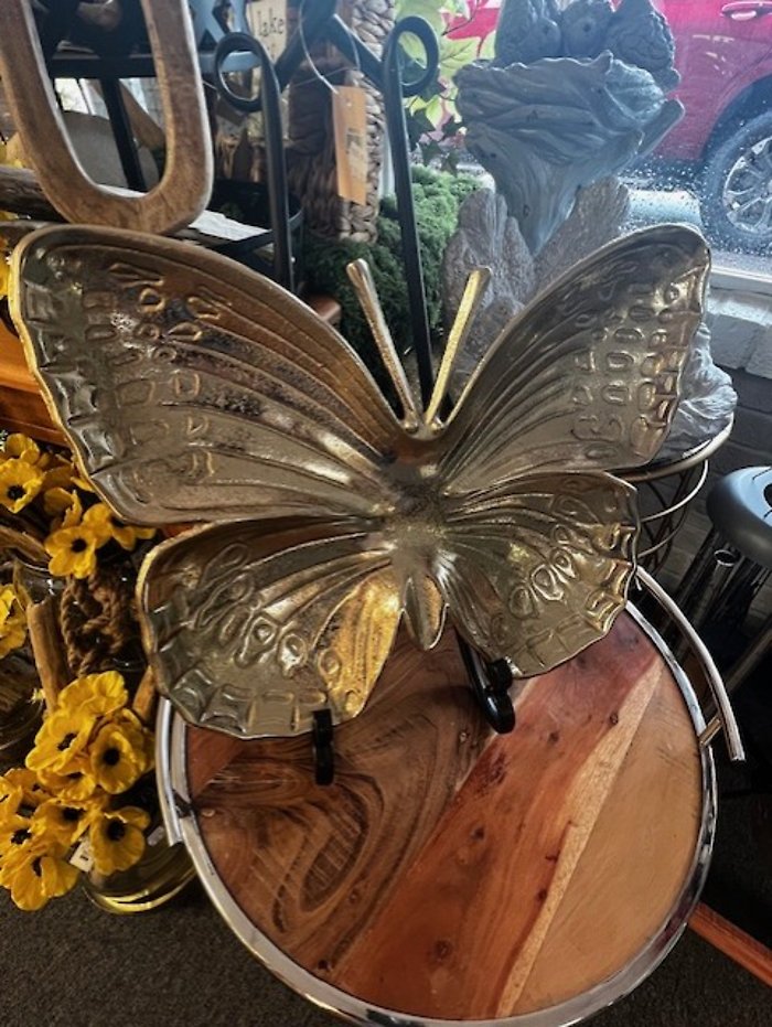Gold Butterfly Plate