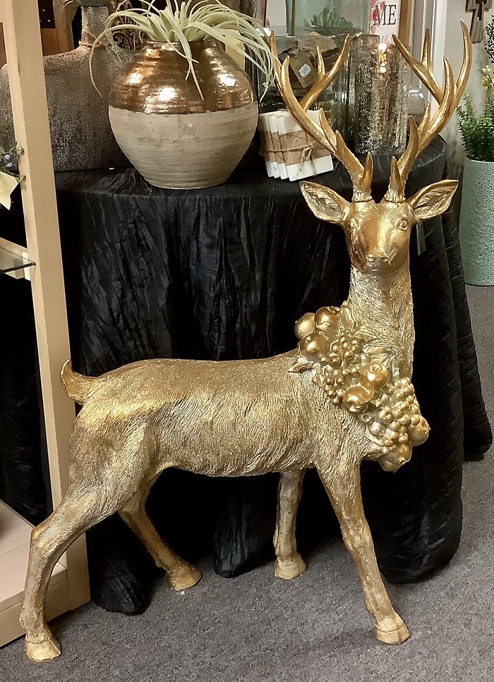 Standing Golden Deer