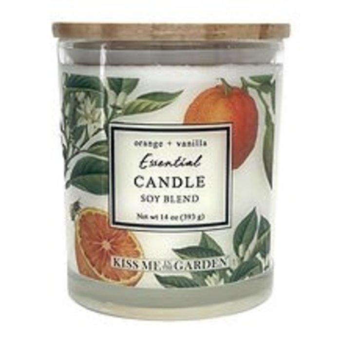Kiss Me In The Garden Orange/Vanilla Soy Candle