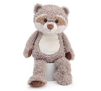 Plush Soft Curly Fur Raccoon