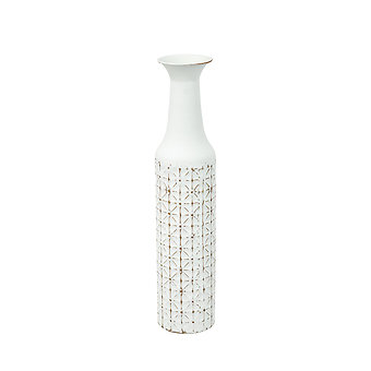 White Iron Vase