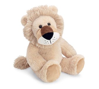 Plush Tan and Beige Lion
