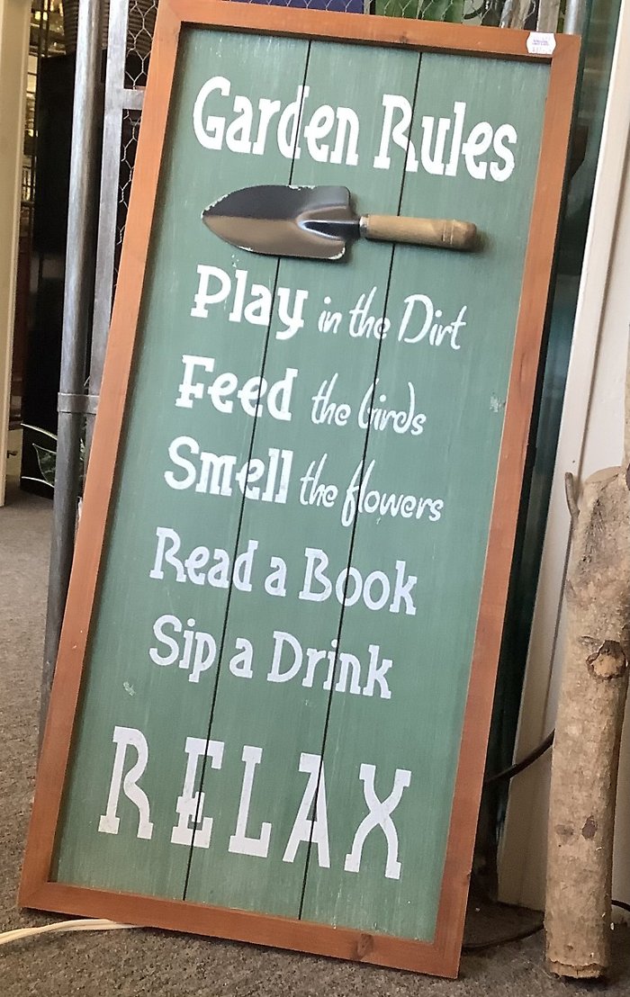 GARDEN RULES