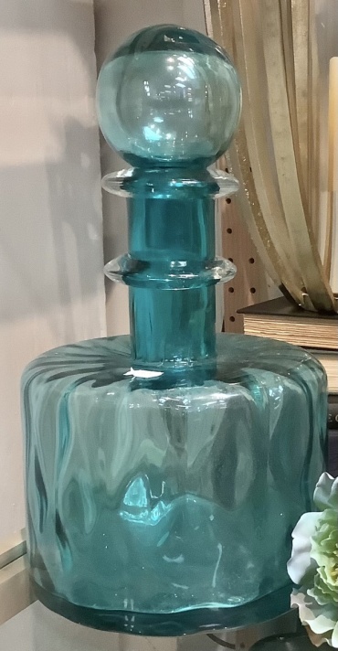 Kings End Turquoise Decanter