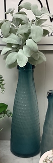 Frosted Mist Hammered Vase