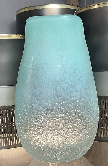 Waterscape Frosted Seafoam Vase