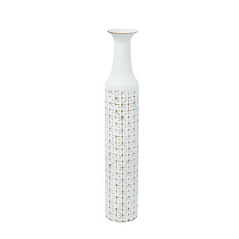 White Iron Vase