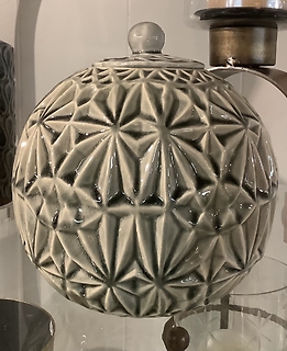 Round Ceramic Container