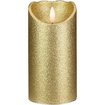 Liown Gold Glitter Flameless Candle