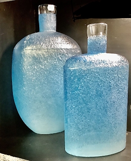 Suvi Blue Glass Vase