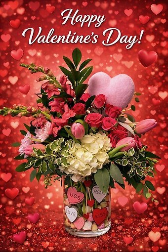 Valentine Arrangement #1