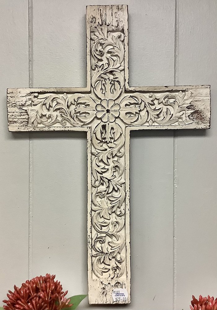 Craved Ceramic Cross