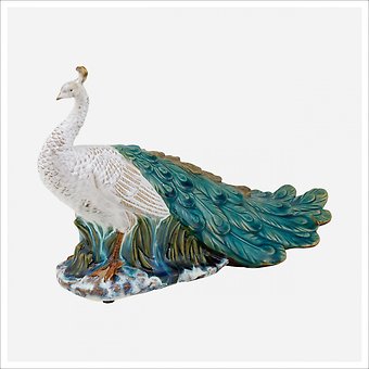 AFSHARI PEACOCK FIGURINE